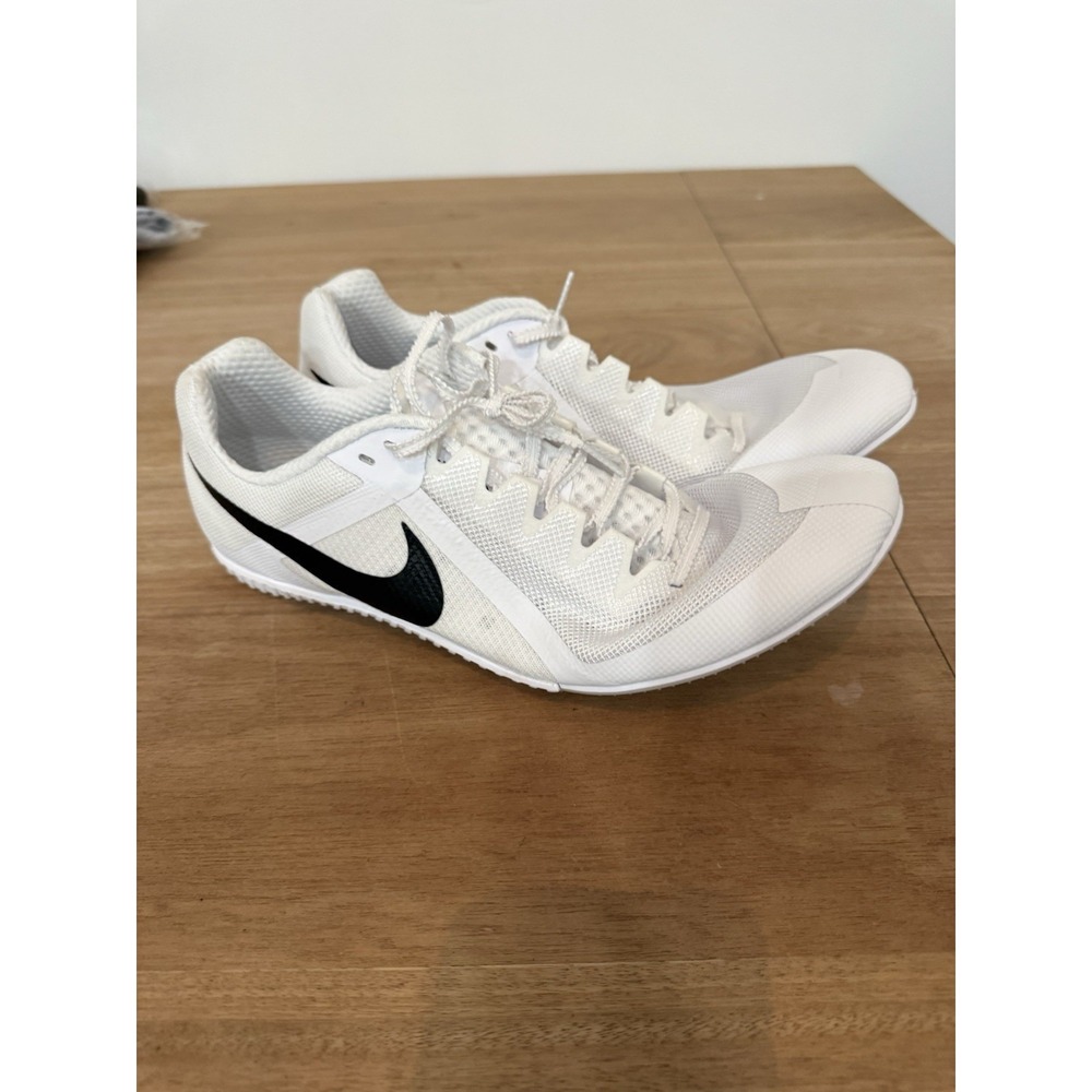 Nike Zoom Rival Multi Track & Field Shoes White Black Men's Size 14 New No Spike